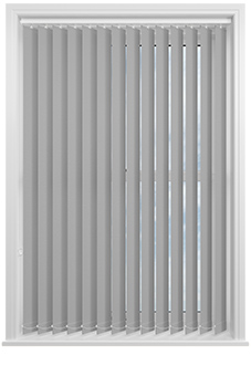 Toulouse (Blackout), Textured Dark Grey - Vertical Blind